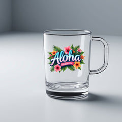 Aloha Sticker for Glass Mug & Other materials use for Holiday