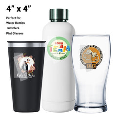 Jamaica Sticker for Glass Mug & Other materials use for Holiday