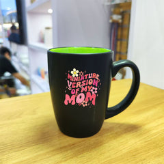 Mini Ature version of my mom Sticker for Black Mug & Other materials use for MOM