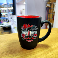 Aloha Beach Club Sticker for Black Mug & Other materials use for Holiday