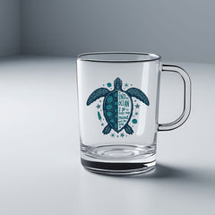 Ind the Ocean i go lost m mind and the soul Sticker for Glass Mug & Other materials use for Holiday