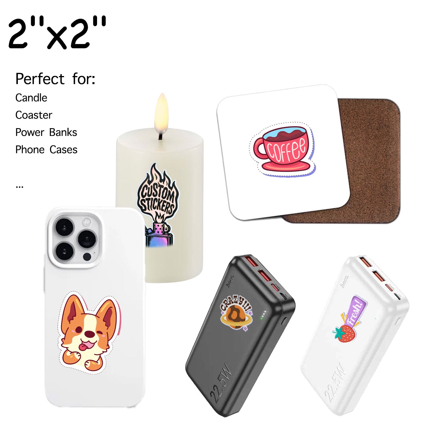 "Christmas Text" Sticker for Cup & Other materials use for Christmas